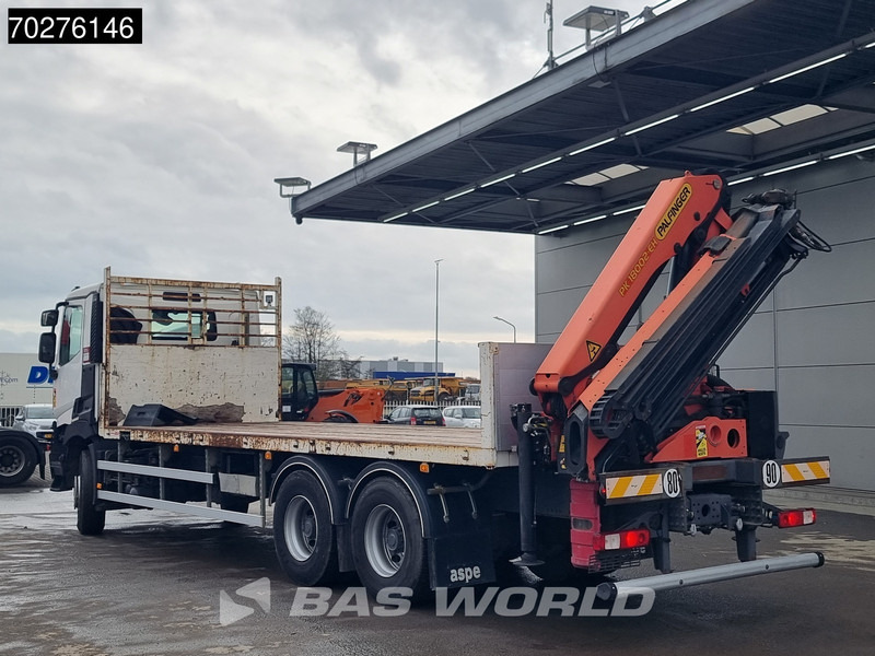 Dropside/ Flatbed truck, Crane truck Renault C 380 6X4 Palfinger PK18002-EH C Remote Retarder Euro 6: picture 12