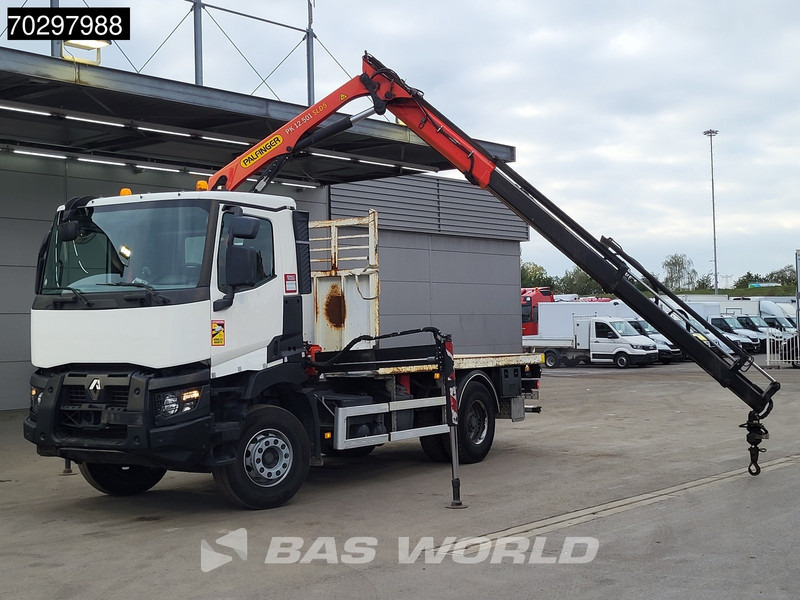 Renault C 380 C 4X2 Palfinger PK 12.501 Crane Big-Axle Steelsuspension Automatic Euro 6 - Dropside/ Flatbed truck, Crane truck: picture 5 Renault C 380 C 4X2 Palfinger PK 12.501 Crane Big-Axle Steelsuspension Automatic Euro 6 - Dropside/ Flatbed truck, Crane truck: picture 5