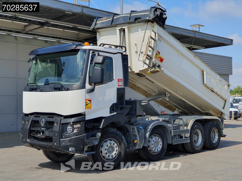 Renault C 460 8X4 15m3 Meiller Tipper Steelsuspension Automatic BigAxle Euro 6 - Tipper: picture 3 Renault C 460 8X4 15m3 Meiller Tipper Steelsuspension Automatic BigAxle Euro 6 - Tipper: picture 3