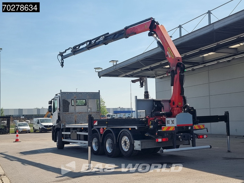 Renault C 480 8X4 Palfinger 24.001 SLD5 Kran Crane Lift-Lenkachse Euro 6 - Dropside/ Flatbed truck, Crane truck: picture 2 Renault C 480 8X4 Palfinger 24.001 SLD5 Kran Crane Lift-Lenkachse Euro 6 - Dropside/ Flatbed truck, Crane truck: picture 2