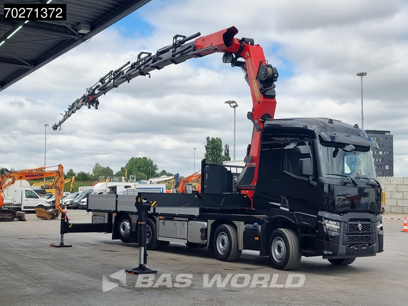 Renault C 520 8X2 Palfinger PK65002 SH Crane Jib Winch Lift+steering Axle Euro 6 - Dropside/ Flatbed truck, Crane truck: picture 3 Renault C 520 8X2 Palfinger PK65002 SH Crane Jib Winch Lift+steering Axle Euro 6 - Dropside/ Flatbed truck, Crane truck: picture 3