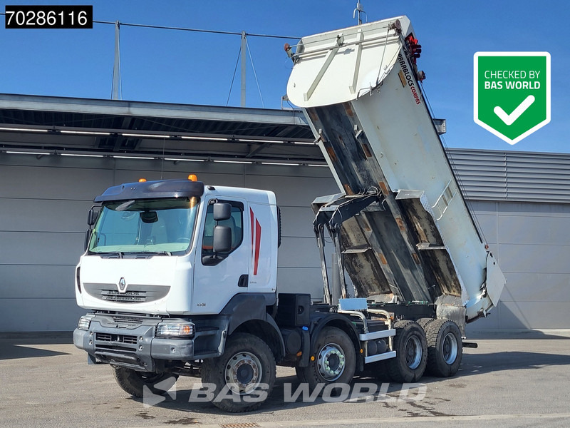 Renault Kerax 430 8X4 16m3 tipper Retarder Big-Axle steel suspension automatic Euro 5 - Tipper: picture 1 Renault Kerax 430 8X4 16m3 tipper Retarder Big-Axle steel suspension automatic Euro 5 - Tipper: picture 1