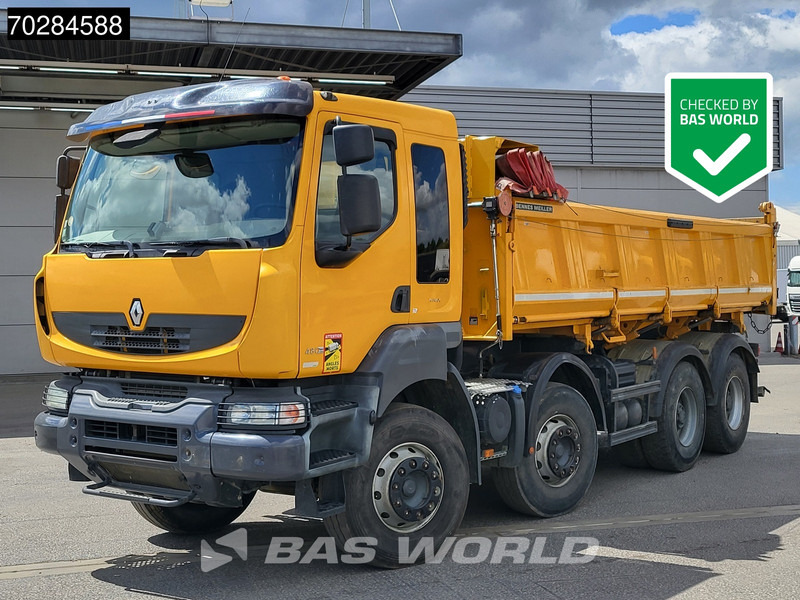 Renault Kerax 480 8X4 13m3 Meiller 2-way tipper Retarder Big-Axle Automatic Euro 5 - Tipper: picture 1 Renault Kerax 480 8X4 13m3 Meiller 2-way tipper Retarder Big-Axle Automatic Euro 5 - Tipper: picture 1