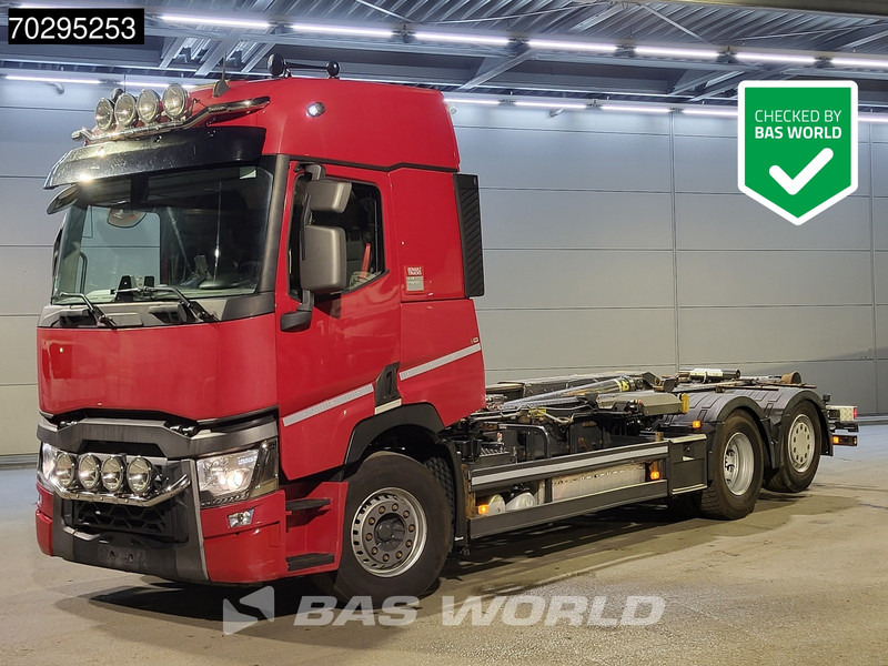 Renault T 520 6X2 21Ton Meiller RS 21.70 Retarder Lift+Steering-Axle Automatic ACC Euro 6 - Hook lift truck: picture 1 Renault T 520 6X2 21Ton Meiller RS 21.70 Retarder Lift+Steering-Axle Automatic ACC Euro 6 - Hook lift truck: picture 1
