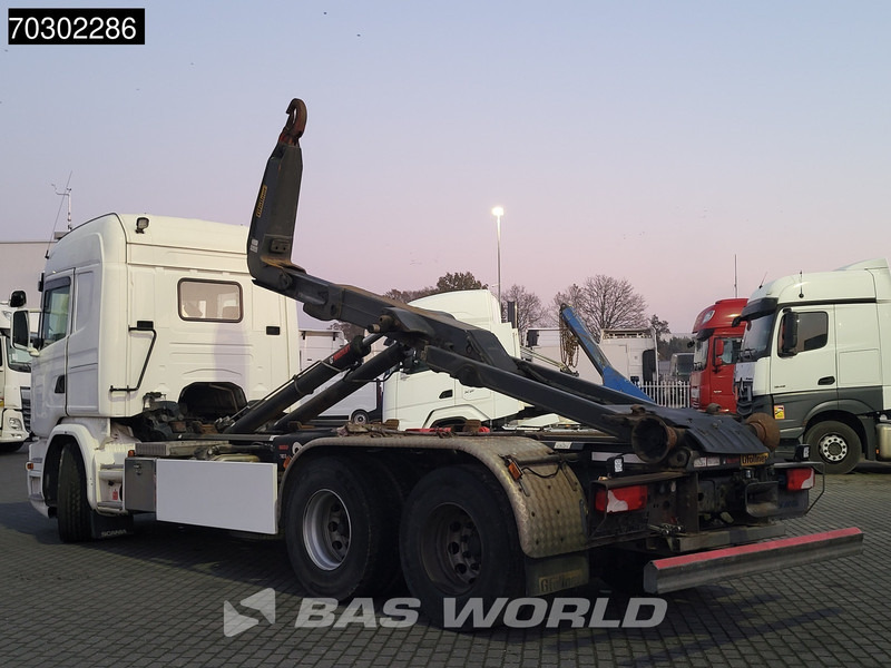 Scania G450 6X2 HIAB XR21Z59 containersystem 3-pedals Retarder Lift-Axle Euro 6 - Hook lift truck: picture 2 Scania G450 6X2 HIAB XR21Z59 containersystem 3-pedals Retarder Lift-Axle Euro 6 - Hook lift truck: picture 2