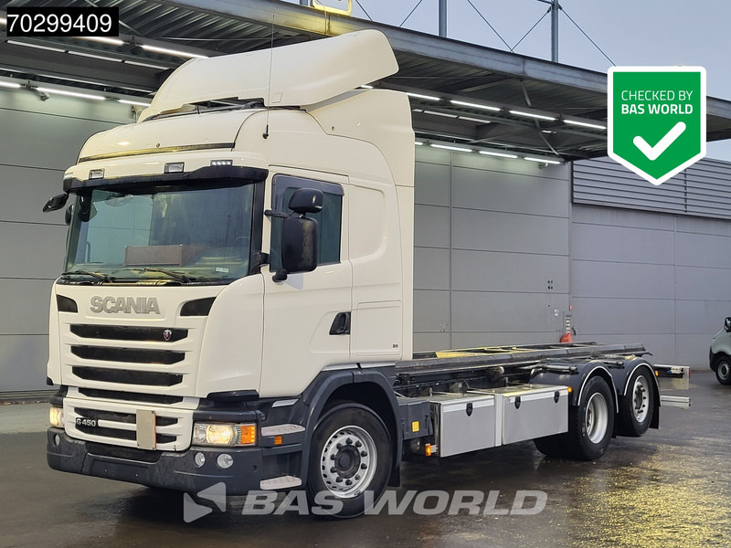 Scania G450 G 6X2 Full air suspension Automatic Lift+steering Axle Euro 6 - Container transporter/ Swap body truck: picture 1 Scania G450 G 6X2 Full air suspension Automatic Lift+steering Axle Euro 6 - Container transporter/ Swap body truck: picture 1