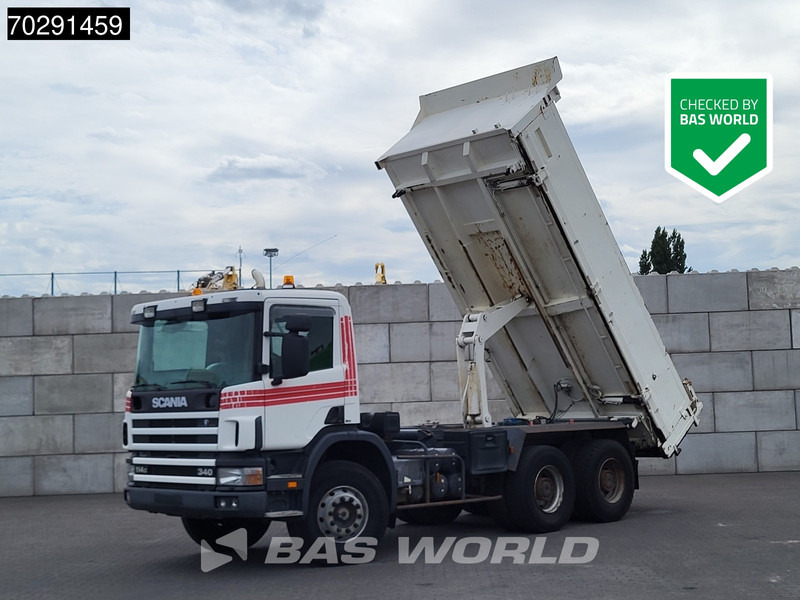 Scania P340 6X4 2 side11m3 Bennes Tipper Big-Axle Steelsuspension Manual Euro 3 - Tipper: picture 1 Scania P340 6X4 2 side11m3 Bennes Tipper Big-Axle Steelsuspension Manual Euro 3 - Tipper: picture 1