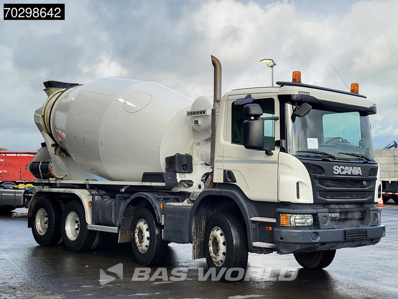Scania P410 8X4 9m3 Liebherr mixer Automatic Steelsuspension Euro 6 - Concrete mixer truck: picture 3 Scania P410 8X4 9m3 Liebherr mixer Automatic Steelsuspension Euro 6 - Concrete mixer truck: picture 3