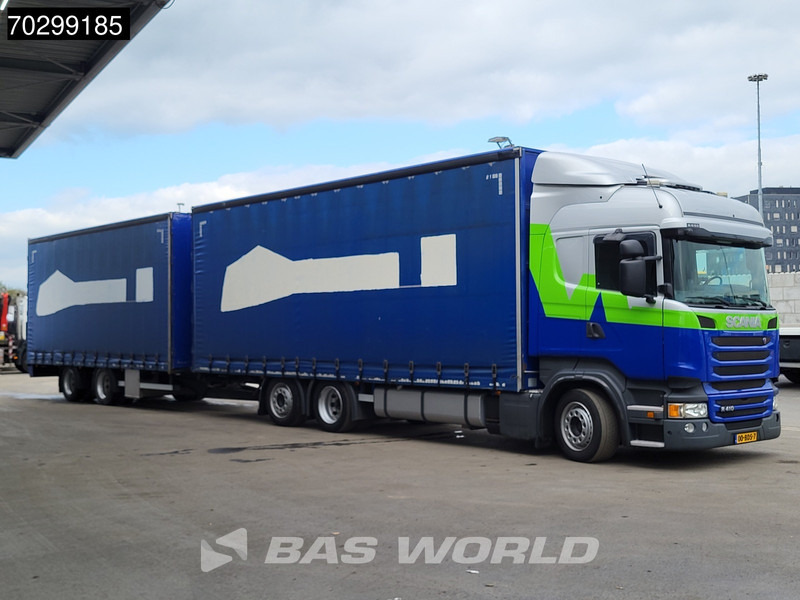 Scania R410 R 6X2 NL-Truck Standairco Lift+Steering-Axle Automatic Euro 6 - Curtain side truck: picture 3 Scania R410 R 6X2 NL-Truck Standairco Lift+Steering-Axle Automatic Euro 6 - Curtain side truck: picture 3