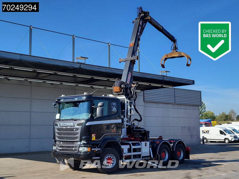 Scania R580 6X4 Holz Kran Diebolt D28 Full-Steel - Logging truck, Crane truck: picture 1 Scania R580 6X4 Holz Kran Diebolt D28 Full-Steel - Logging truck, Crane truck: picture 1