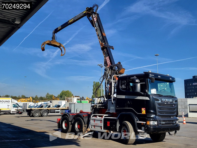 Scania R580 6X4 Holz Kran Diebolt D28 Full-Steel - Logging truck, Crane truck: picture 3 Scania R580 6X4 Holz Kran Diebolt D28 Full-Steel - Logging truck, Crane truck: picture 3