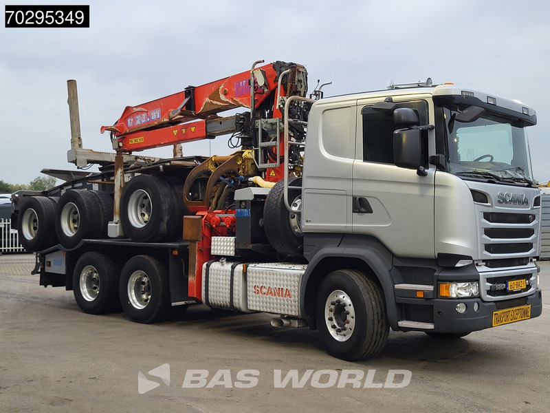 Scania R580 R 6X4 NL-Truck Diebolt D28.81 Kran Crane Holztransport + Dolly Retarder Euro 6 - Logging truck, Crane truck: picture 3 Scania R580 R 6X4 NL-Truck Diebolt D28.81 Kran Crane Holztransport + Dolly Retarder Euro 6 - Logging truck, Crane truck: picture 3