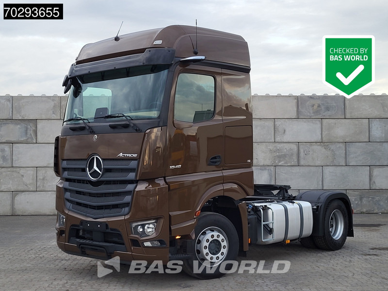 Mercedes-Benz Actros 1848 4X2 BigSpace Retarder 2x Tanks ACC Standklima MirrorCam Euro 6 - Tractor truck: picture 1 Mercedes-Benz Actros 1848 4X2 BigSpace Retarder 2x Tanks ACC Standklima MirrorCam Euro 6 - Tractor truck: picture 1