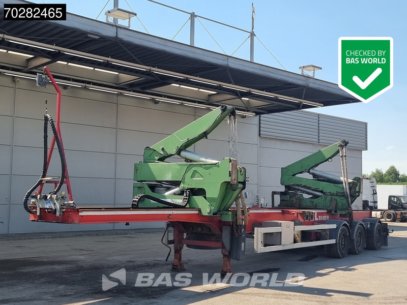 Turbos-Hoet Sideloader 3 axles Container Sideloader Seitenlader Lift + Lenkachse - Container transporter/ Swap body semi-trailer: picture 1 Turbos-Hoet Sideloader 3 axles Container Sideloader Seitenlader Lift + Lenkachse - Container transporter/ Swap body semi-trailer: picture 1