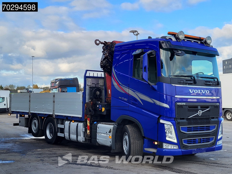 Dropside/ Flatbed truck, Crane truck Volvo FH 540 FH 6X2 HMF 3220-K7 Crane Kran Lift-Axle Big-Axle Xenon Automatic Euro 6: picture 10 Dropside/ Flatbed truck, Crane truck Volvo FH 540 FH 6X2 HMF 3220-K7 Crane Kran Lift-Axle Big-Axle Xenon Automatic Euro 6: picture 10
