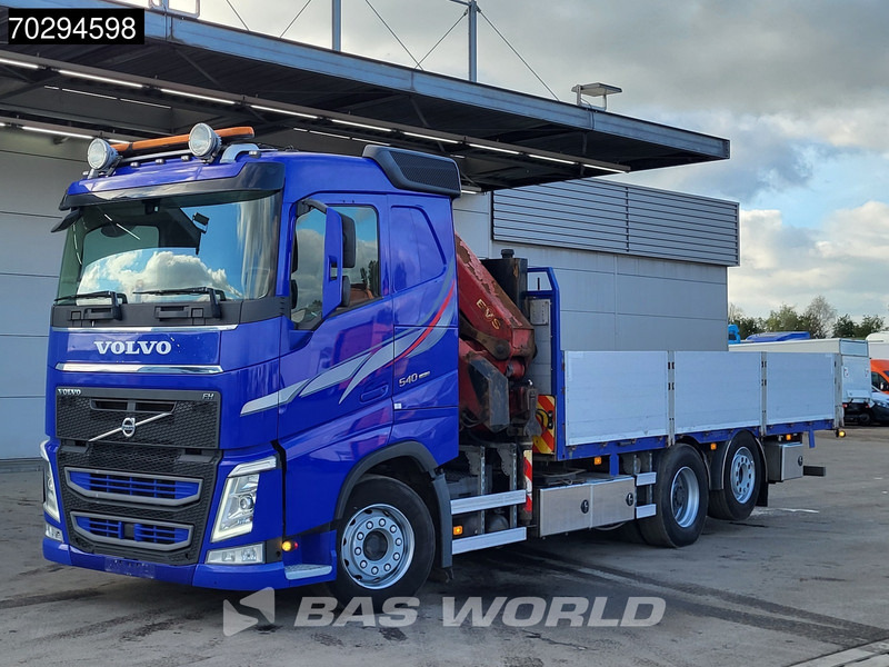 Dropside/ Flatbed truck, Crane truck Volvo FH 540 FH 6X2 HMF 3220-K7 Crane Kran Lift-Axle Big-Axle Xenon Automatic Euro 6: picture 8 Dropside/ Flatbed truck, Crane truck Volvo FH 540 FH 6X2 HMF 3220-K7 Crane Kran Lift-Axle Big-Axle Xenon Automatic Euro 6: picture 8