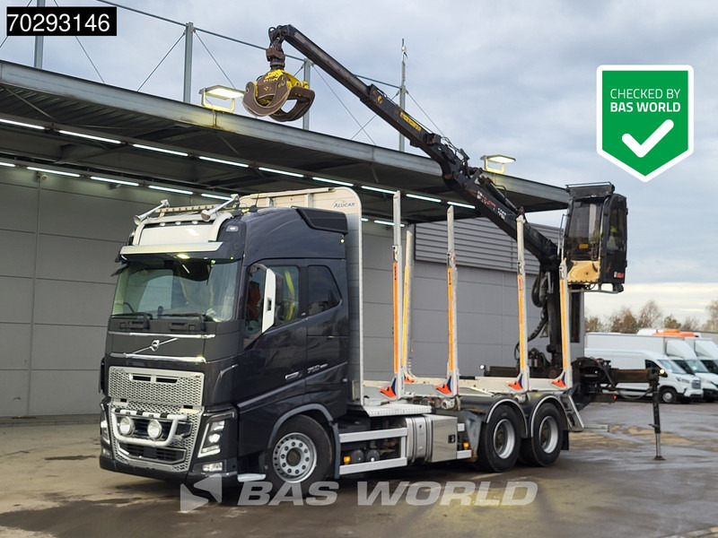 Volvo FH16 750 FH16 6X4 HIAB LOGLIFT F108S 83 Wood crane Retarder VEB+ Big-Axle Euro 6 - Logging truck, Crane truck: picture 1 Volvo FH16 750 FH16 6X4 HIAB LOGLIFT F108S 83 Wood crane Retarder VEB+ Big-Axle Euro 6 - Logging truck, Crane truck: picture 1