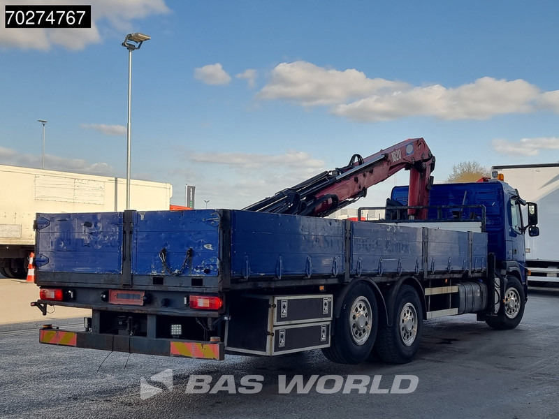 Dropside/ Flatbed truck, Crane truck Volvo FM 330 6X2 HMF 1820 K3 Kran Crane Lift+Steering Axle Xenon Euro 5: picture 10