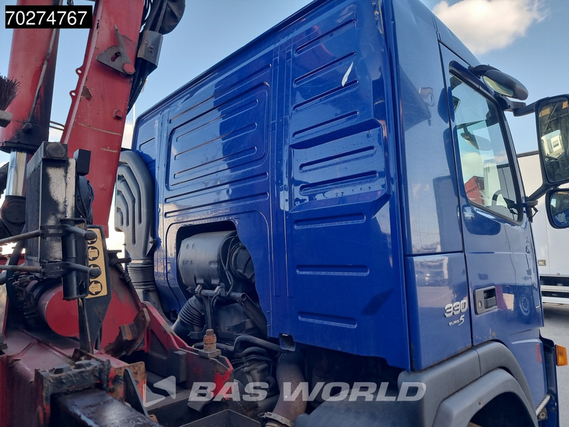 Dropside/ Flatbed truck, Crane truck Volvo FM 330 6X2 HMF 1820 K3 Kran Crane Lift+Steering Axle Xenon Euro 5: picture 19