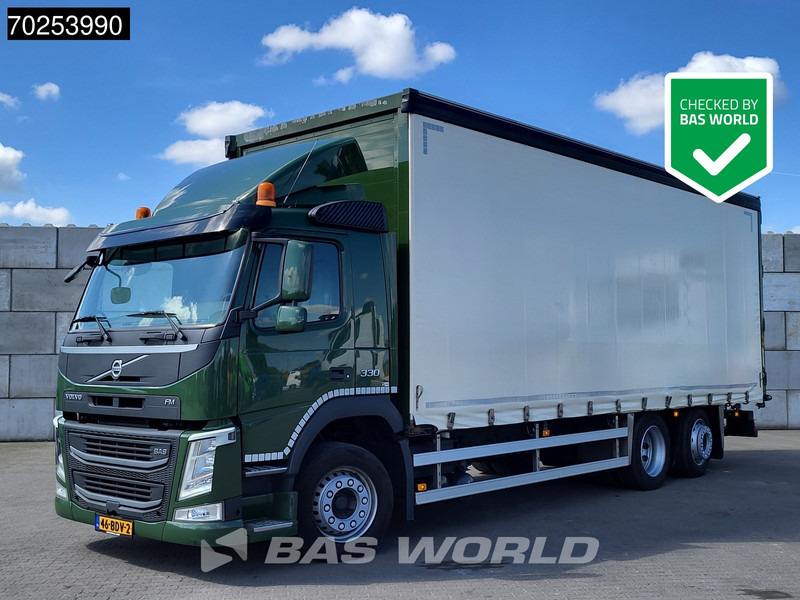 Volvo FM 330 6X2 NL-Truck Lift+Lenkachse Hartholz-Boden forklift preparation Euro 6 - Curtain side truck: picture 1 Volvo FM 330 6X2 NL-Truck Lift+Lenkachse Hartholz-Boden forklift preparation Euro 6 - Curtain side truck: picture 1