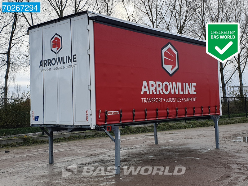 Wecon WPR 715 SG 6X2 Durchladesysteem 20FT / BDF / Wecon / BDF Brücke / Wechselkoffer - Curtainside swap body: picture 1 Wecon WPR 715 SG 6X2 Durchladesysteem 20FT / BDF / Wecon / BDF Brücke / Wechselkoffer - Curtainside swap body: picture 1