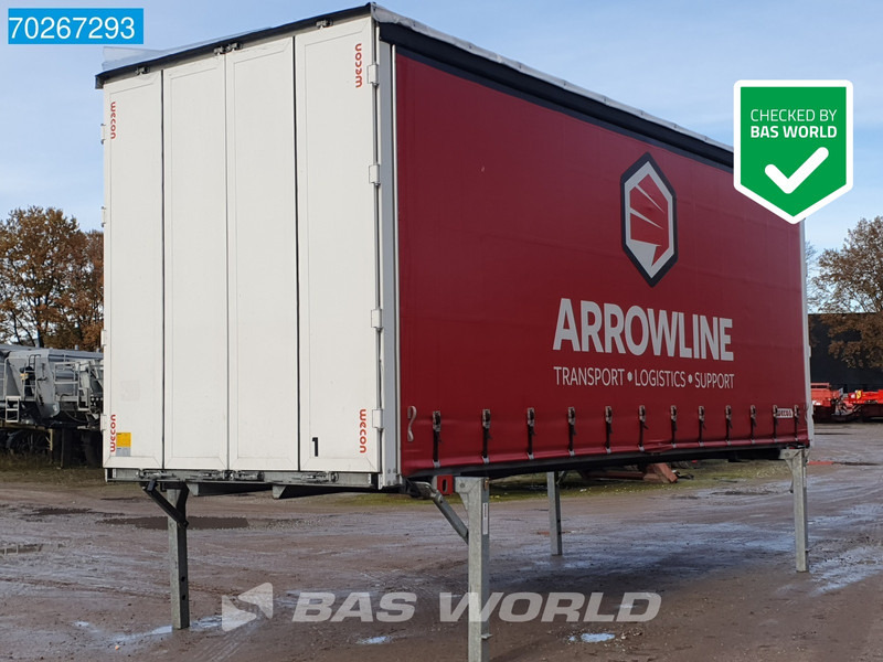 Wecon WPR 715 SG 6X2 Durchladesysteem 20FT / BDF / Wecon / Wechselbrücke - Curtainside swap body: picture 1 Wecon WPR 715 SG 6X2 Durchladesysteem 20FT / BDF / Wecon / Wechselbrücke - Curtainside swap body: picture 1