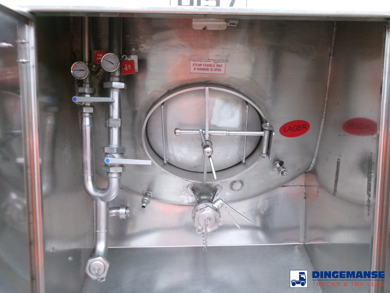 Tanker semi-trailer Clayton Food (beer) tank inox 30 m3 / 1 comp: picture 11