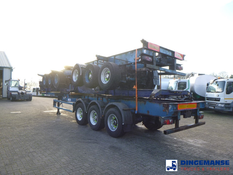 Crane Fruehauf Stack - 3 x container trailer 20-20-30-40 ft - Container transporter/ Swap body semi-trailer: picture 3 Crane Fruehauf Stack - 3 x container trailer 20-20-30-40 ft - Container transporter/ Swap body semi-trailer: picture 3