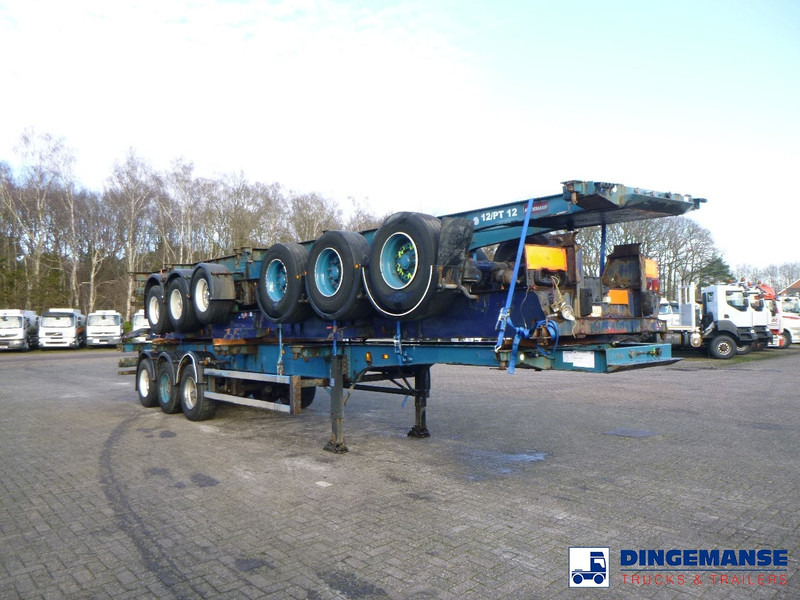 Crane Fruehauf Stack - 3 x container trailer 20-20-30-40 ft - Container transporter/ Swap body semi-trailer: picture 2 Crane Fruehauf Stack - 3 x container trailer 20-20-30-40 ft - Container transporter/ Swap body semi-trailer: picture 2