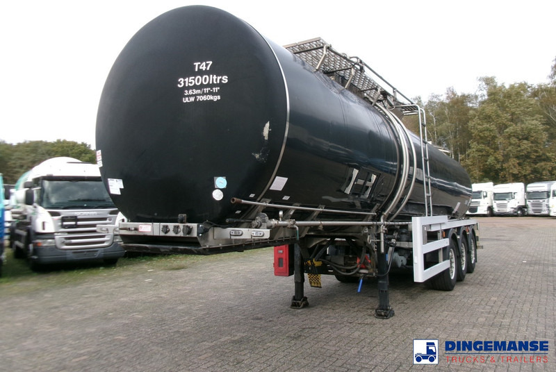 Crossland Bitumen tank inox 33 m3 / 1 comp + compressor + ADR L4BN - Tanker semi-trailer: picture 1 Crossland Bitumen tank inox 33 m3 / 1 comp + compressor + ADR L4BN - Tanker semi-trailer: picture 1