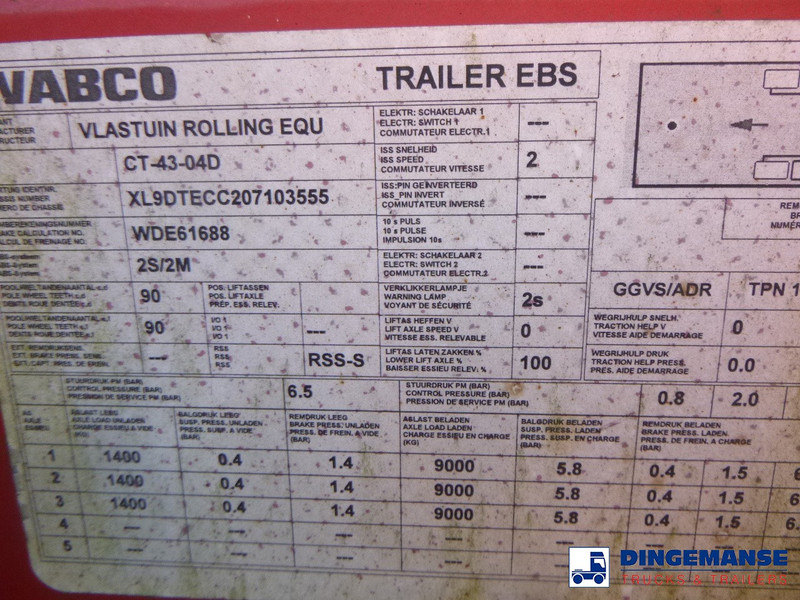 Container transporter/ Swap body truck D-Tec 4-axle container combi trailer (3 + 1 axles) 20-30-40-45 ft: picture 17