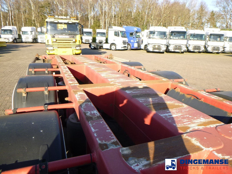 Container transporter/ Swap body truck D-Tec 4-axle container combi trailer (3 + 1 axles) 20-30-40-45 ft: picture 6