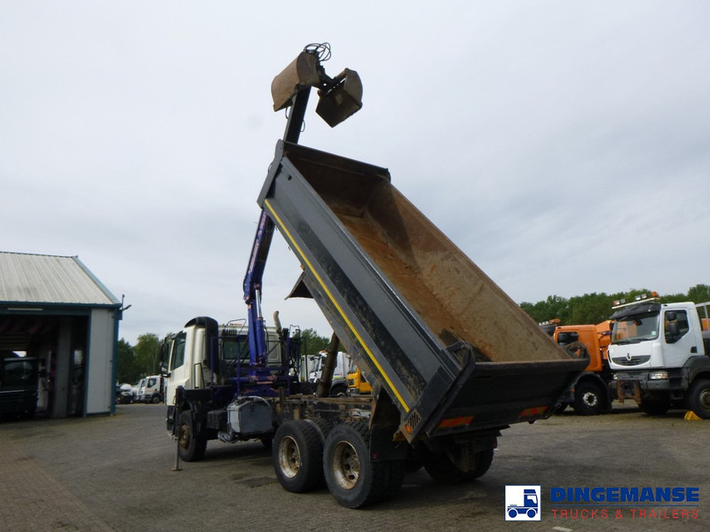 DAF CF 75.310 6x4 RHD tipper + HMF 1144 K-1 + grapple - Crane truck: picture 3 DAF CF 75.310 6x4 RHD tipper + HMF 1144 K-1 + grapple - Crane truck: picture 3