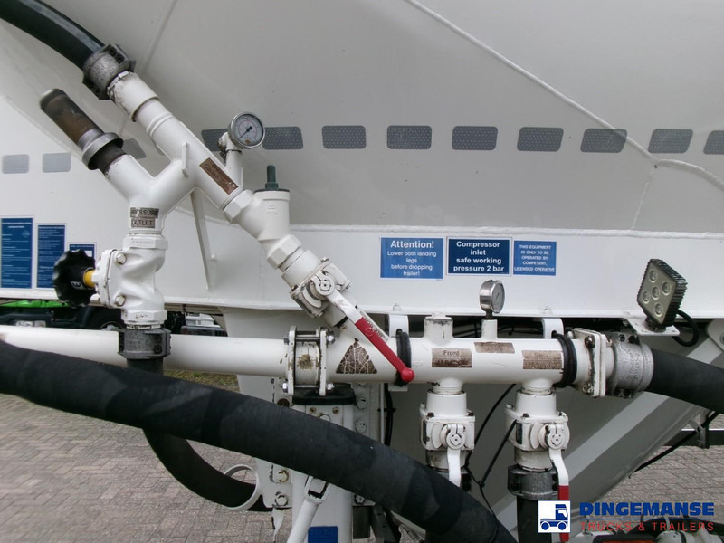 Tanker semi-trailer Feldbinder Powder tank alu 36 m3 / 1 comp: picture 7