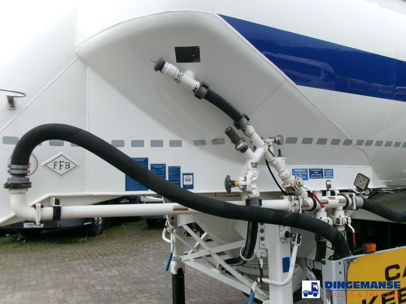 Tanker semi-trailer Feldbinder Powder tank alu 36 m3 / 1 comp: picture 6
