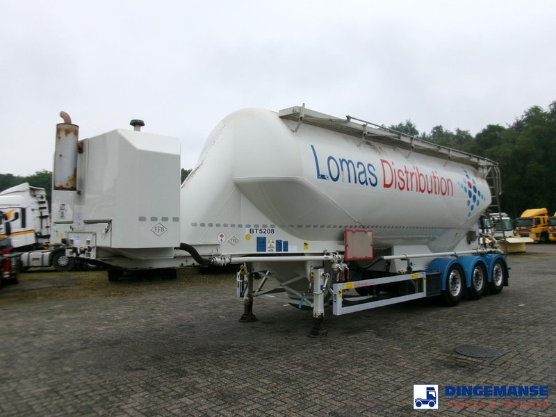 Feldbinder Powder tank alu 40 m3 / 1 comp + compressor - Tanker semi-trailer: picture 1 Feldbinder Powder tank alu 40 m3 / 1 comp + compressor - Tanker semi-trailer: picture 1