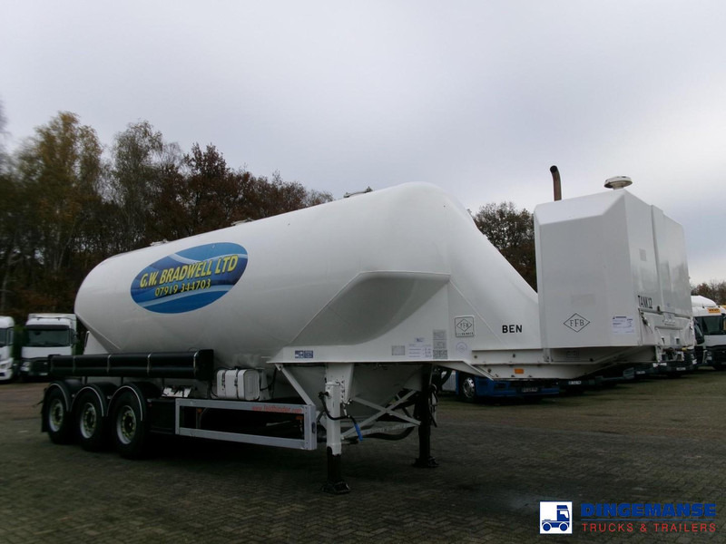 Feldbinder Powder tank alu 40 m3 / 1 comp + compressor - Tanker semi-trailer: picture 2 Feldbinder Powder tank alu 40 m3 / 1 comp + compressor - Tanker semi-trailer: picture 2