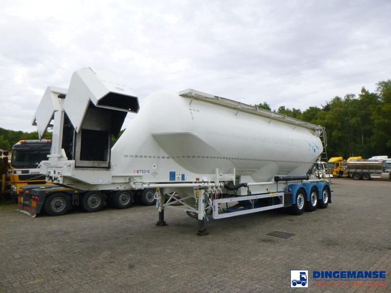 Feldbinder Powder tank alu 50 m3 + compressor - Tanker semi-trailer: picture 1 Feldbinder Powder tank alu 50 m3 + compressor - Tanker semi-trailer: picture 1