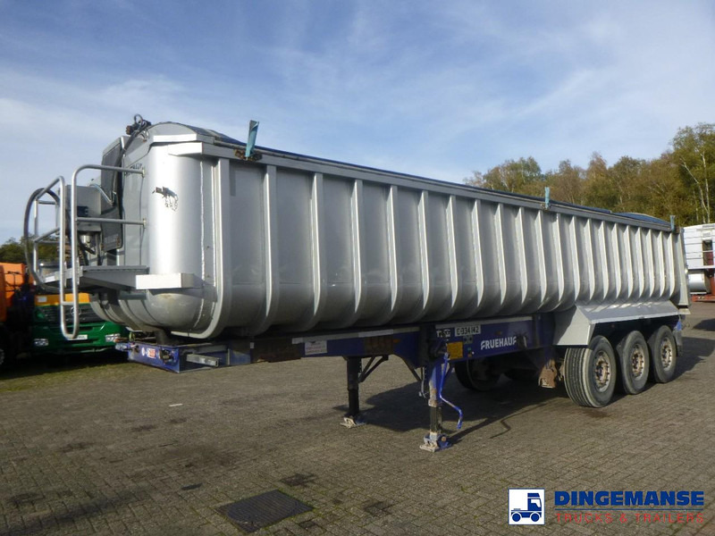 Fruehauf Tipper trailer alu 35 m3 + tarpaulin - Tipper semi-trailer: picture 1 Fruehauf Tipper trailer alu 35 m3 + tarpaulin - Tipper semi-trailer: picture 1