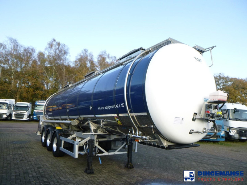 LAG Food tank inox 32m3 / 3 comp + pump + steam heating + webasto - Tanker semi-trailer: picture 2 LAG Food tank inox 32m3 / 3 comp + pump + steam heating + webasto - Tanker semi-trailer: picture 2