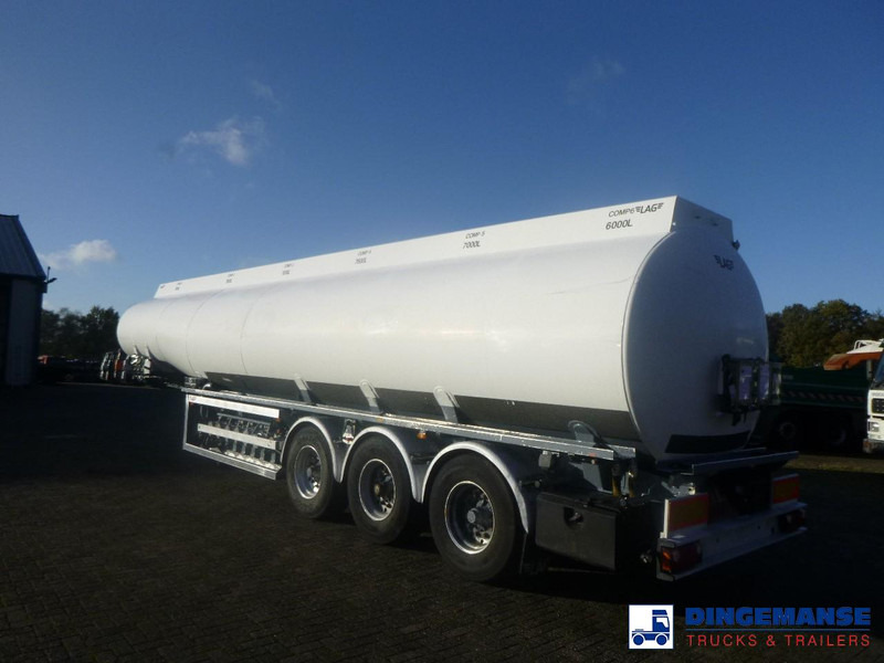 LAG Fuel tank alu 44.4 m3 / 6 comp + pump - Tanker semi-trailer: picture 3 LAG Fuel tank alu 44.4 m3 / 6 comp + pump - Tanker semi-trailer: picture 3