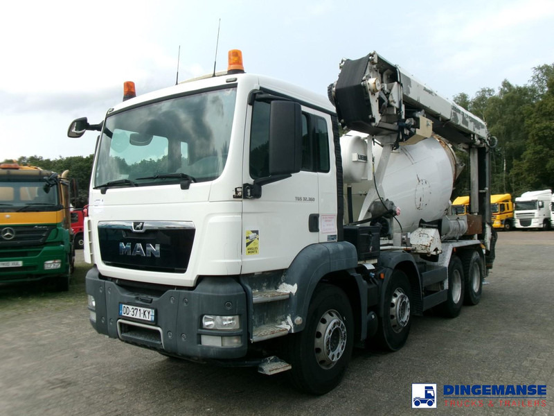 MAN TGS 32.360 8X4 Euro 6 Liebherr concrete mixer 8 m3 + belt - Concrete mixer truck: picture 1 MAN TGS 32.360 8X4 Euro 6 Liebherr concrete mixer 8 m3 + belt - Concrete mixer truck: picture 1