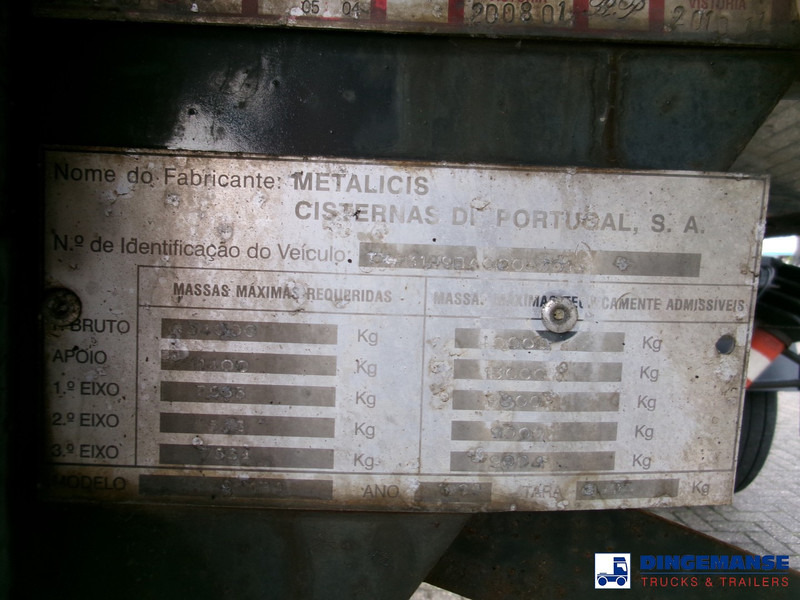 Tanker semi-trailer METALOVOUGA Bitumen / heavy oil tank inox 29 m3 / 1 comp: picture 18