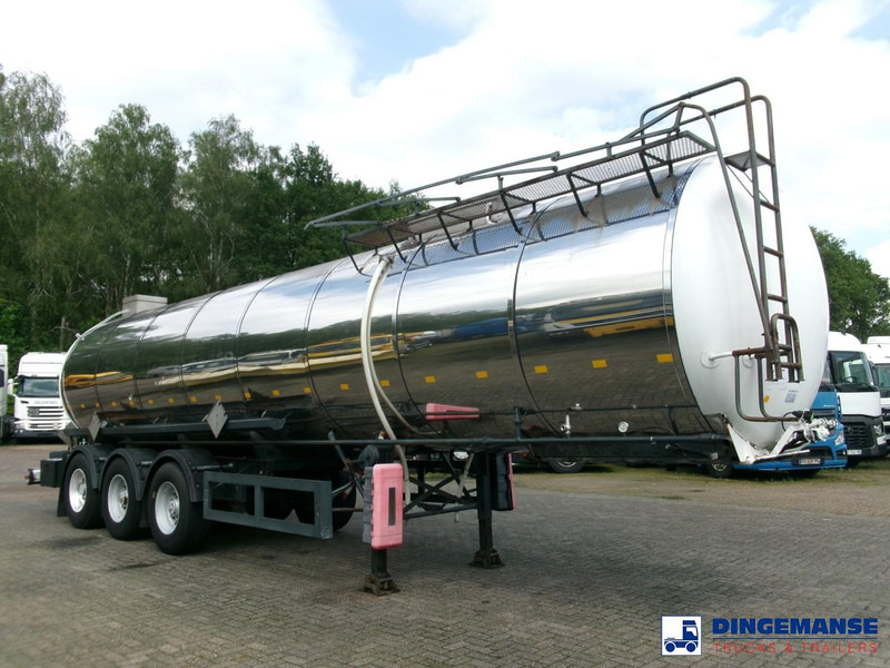 METALOVOUGA Bitumen / heavy oil tank inox 29 m3 / 1 comp - Tanker semi-trailer: picture 2 METALOVOUGA Bitumen / heavy oil tank inox 29 m3 / 1 comp - Tanker semi-trailer: picture 2