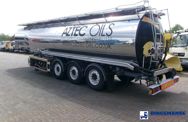 Magyar Heavy oil tank inox 37 m3 / 5 comp + pump - Tanker semi-trailer: picture 3 Magyar Heavy oil tank inox 37 m3 / 5 comp + pump - Tanker semi-trailer: picture 3