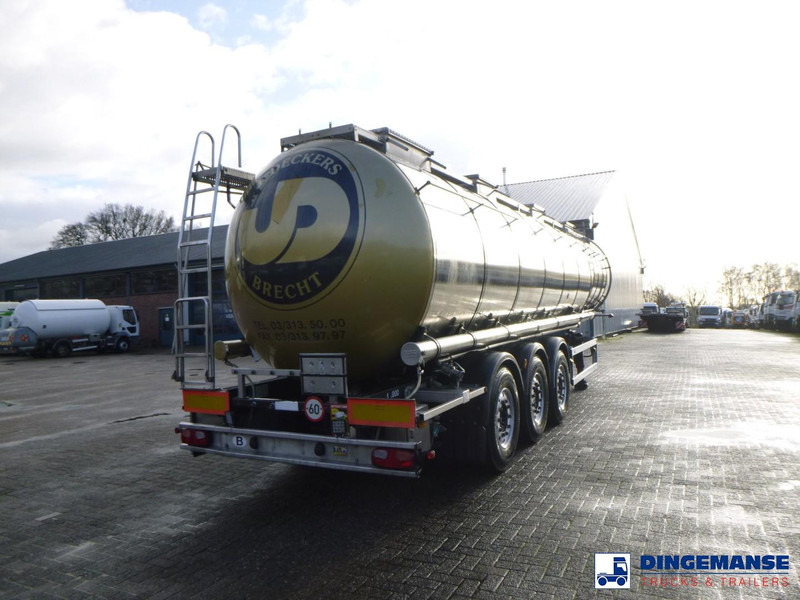 Van Hool Chemical tank inox 30 m3 / 1 comp ADR 12/03/2024 - Tanker semi-trailer: picture 3 Van Hool Chemical tank inox 30 m3 / 1 comp ADR 12/03/2024 - Tanker semi-trailer: picture 3