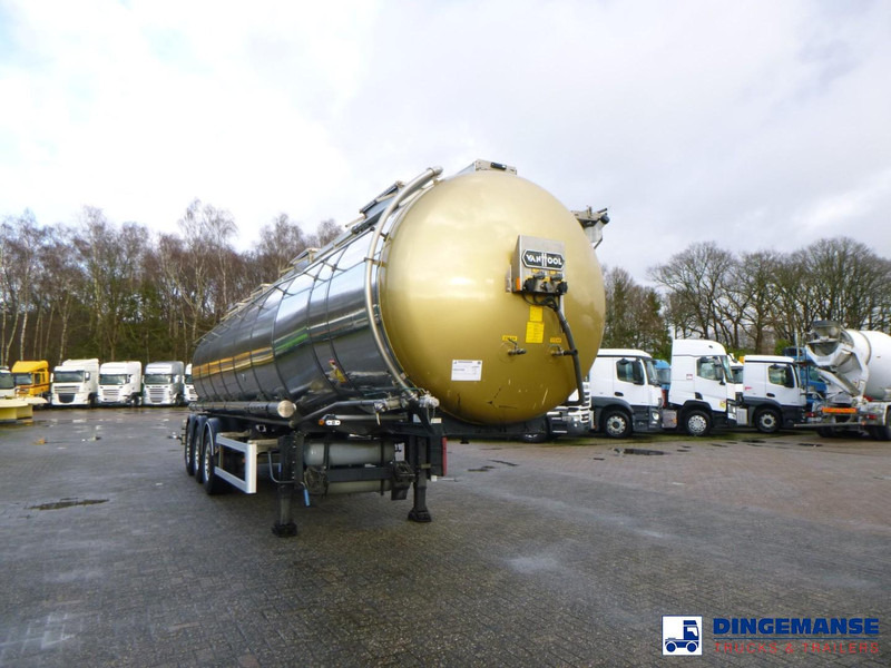 Van Hool Chemical tank inox 30 m3 / 1 comp ADR 12/03/2024 - Tanker semi-trailer: picture 2 Van Hool Chemical tank inox 30 m3 / 1 comp ADR 12/03/2024 - Tanker semi-trailer: picture 2