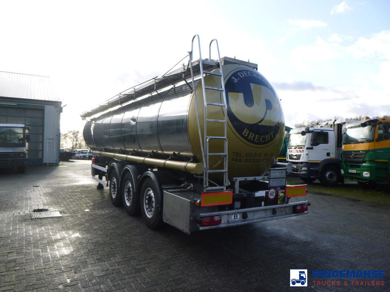 Van Hool Chemical tank inox 30 m3 / 1 comp ADR 12/03/2024 - Tanker semi-trailer: picture 4 Van Hool Chemical tank inox 30 m3 / 1 comp ADR 12/03/2024 - Tanker semi-trailer: picture 4