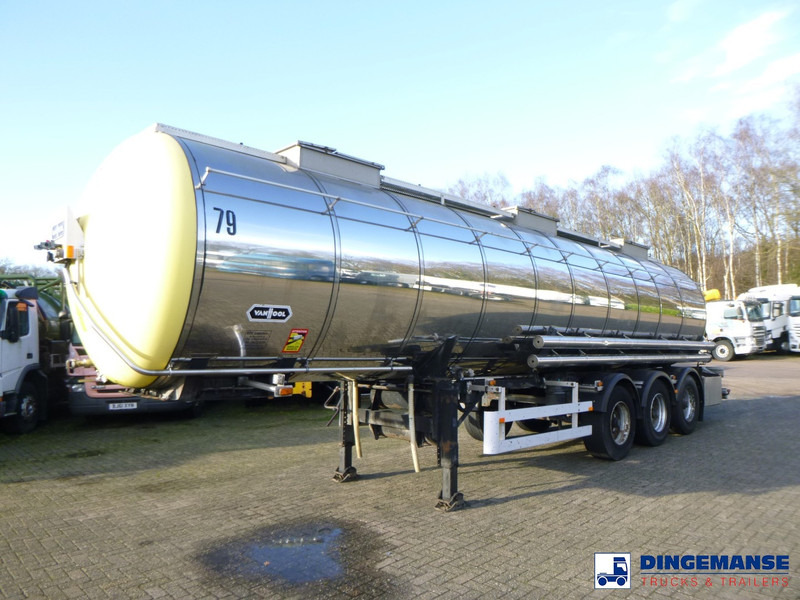 Van Hool Chemical tank inox 30 m3 / 1 comp - Tanker trailer: picture 1 Van Hool Chemical tank inox 30 m3 / 1 comp - Tanker trailer: picture 1