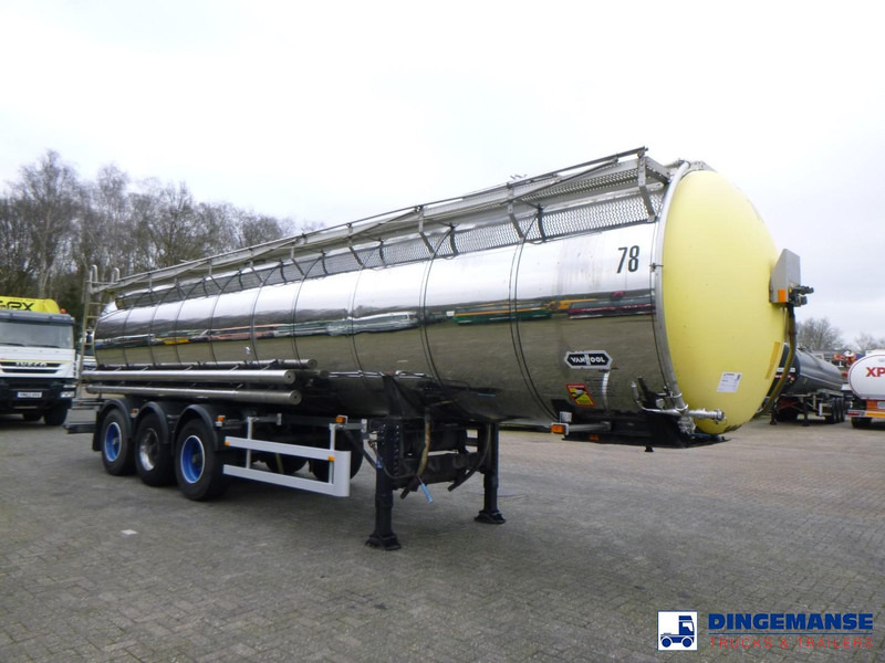 Van Hool Chemical tank inox 30 m3 / 1 comp - Tanker semi-trailer: picture 2 Van Hool Chemical tank inox 30 m3 / 1 comp - Tanker semi-trailer: picture 2